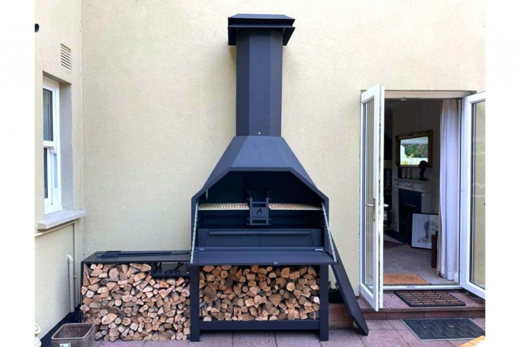 Home Fires Free Standing Super Deluxe Braai- 1200mm - FireBoks